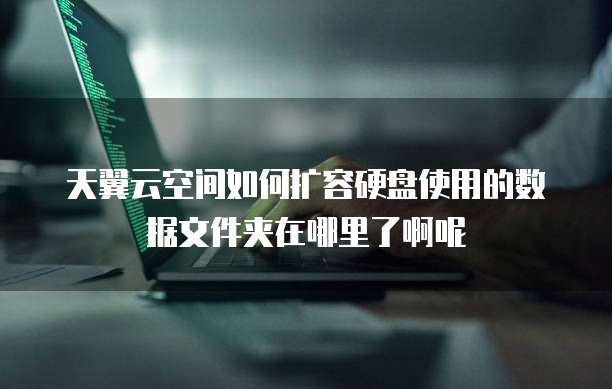 天翼云空间如何扩容硬盘使用的数据文件夹在哪里了啊呢