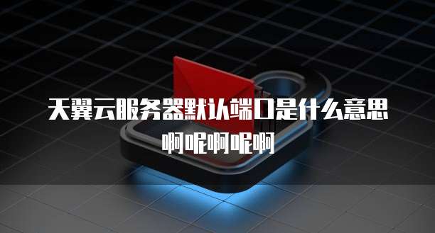 天翼云服务器默认端口是什么意思啊呢啊呢啊
