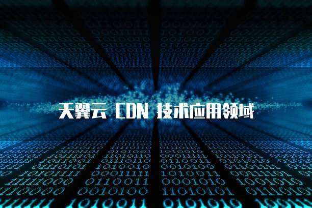 天翼云 CDN 技术应用领域