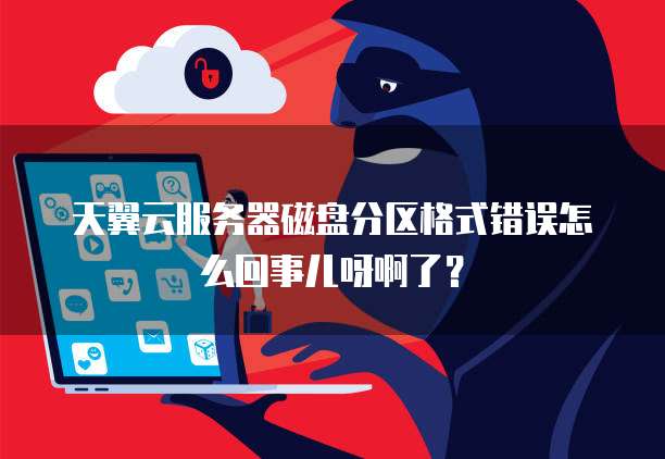 天翼云服务器磁盘分区格式错误怎么回事儿呀啊了?