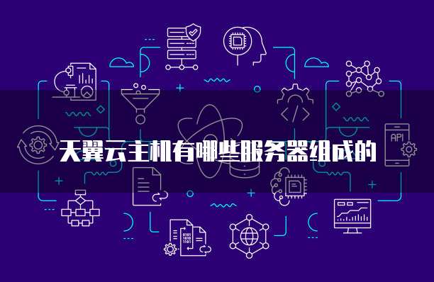 天翼云主机有哪些服务器组成的