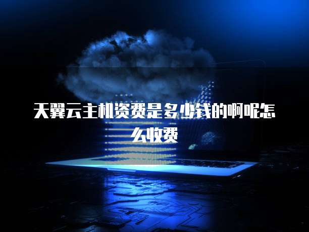 天翼云主机资费是多少钱的啊呢怎么收费