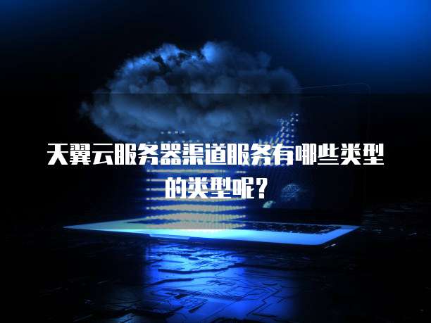 天翼云服务器渠道服务有哪些类型的类型呢?