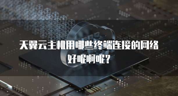 天翼云主机用哪些终端连接的网络好呢啊呢？