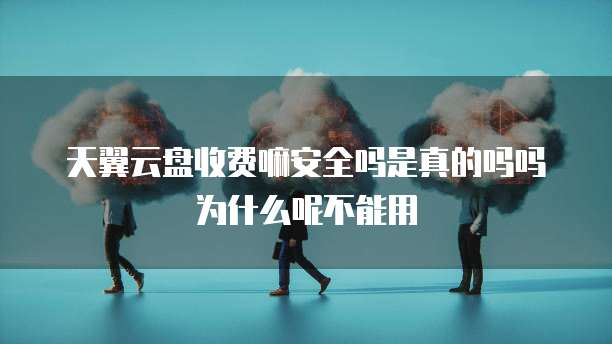 天翼云盘收费嘛安全吗是真的吗吗为什么呢不能用