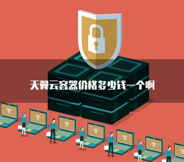 天翼云容器价格多少钱一个啊