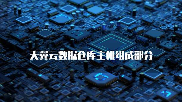 天翼云数据仓库主机组成部分