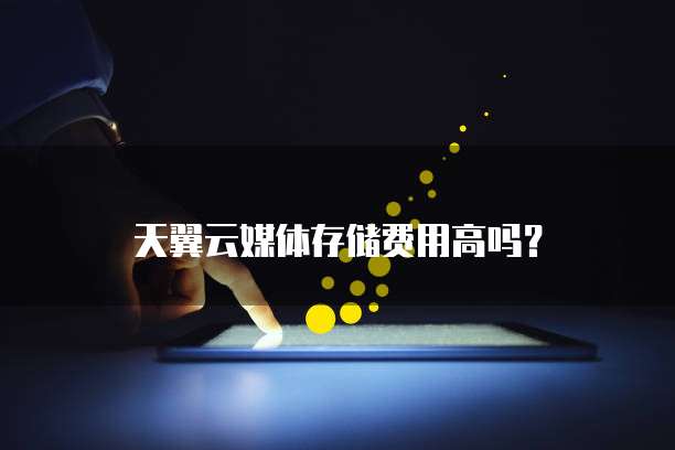 天翼云媒体存储费用高吗?