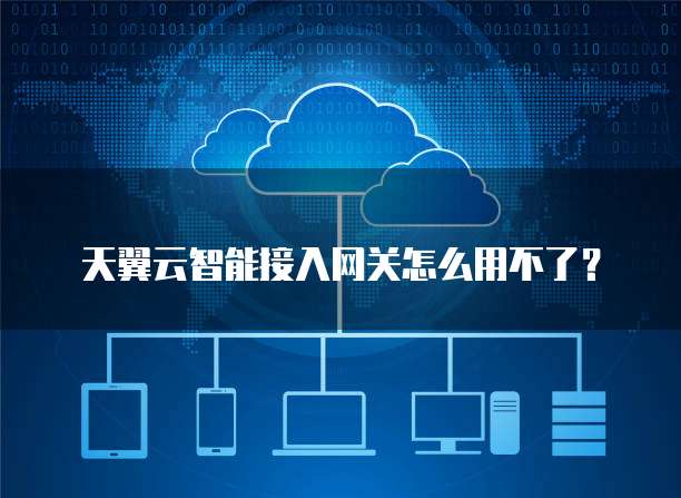 天翼云智能接入网关怎么用不了?