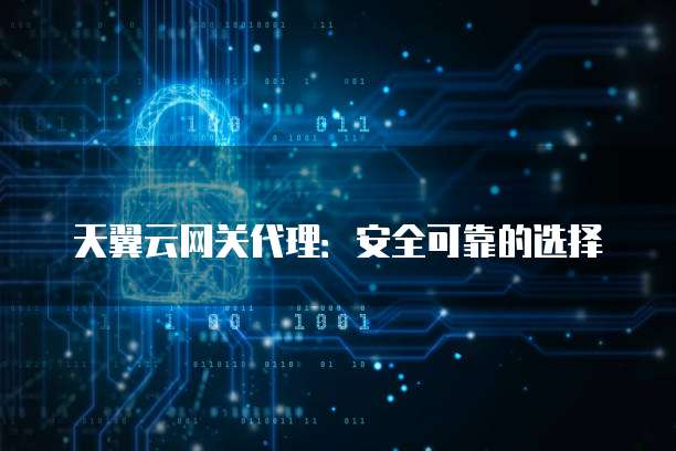 天翼云网关代理:安全可靠的选择