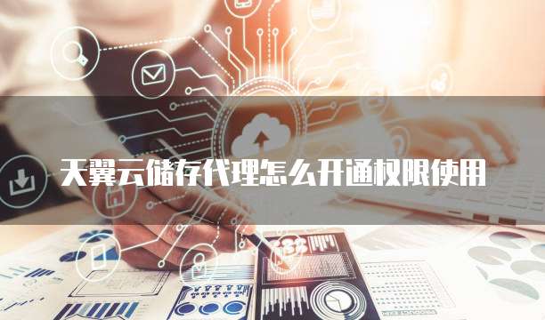 天翼云储存代理怎么开通权限使用