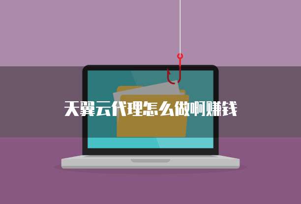 天翼云代理怎么做啊赚钱