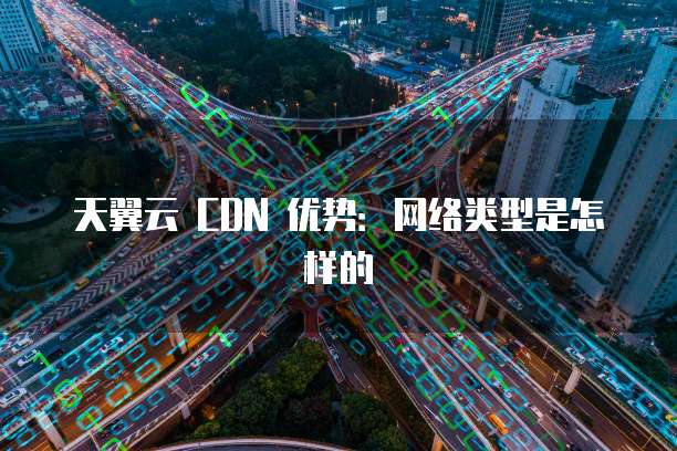 天翼云 CDN 优势:网络类型是怎样的