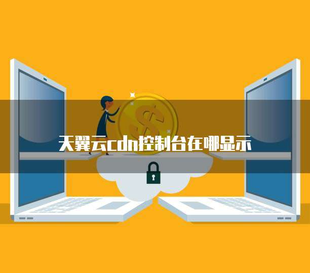 天翼云cdn控制台在哪显示