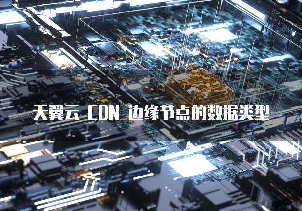 天翼云 CDN 边缘节点的数据类型
