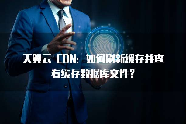 天翼云 CDN:如何刷新缓存并查看缓存数据库文件?