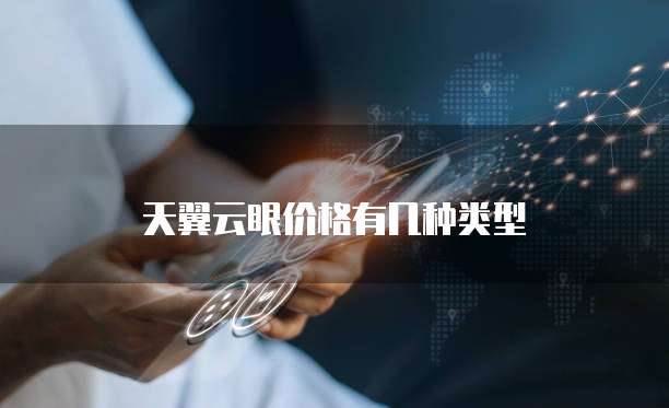 天翼云眼价格有几种类型