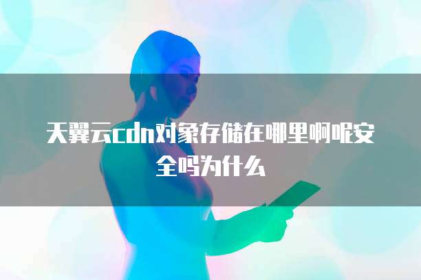 天翼云cdn对象存储在哪里啊呢安全吗为什么