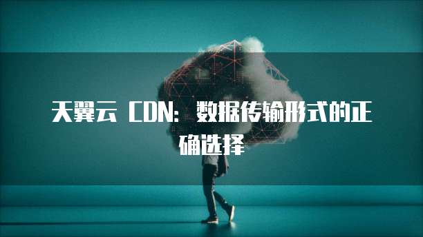 天翼云 CDN:数据传输形式的正确选择