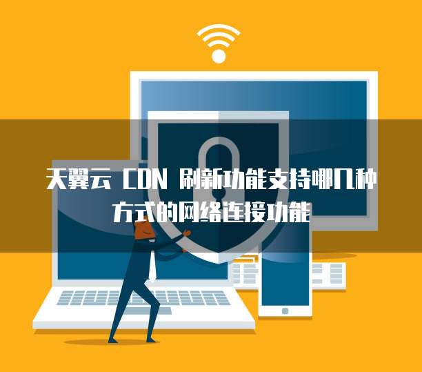 天翼云 CDN 刷新功能支持哪几种方式的网络连接功能