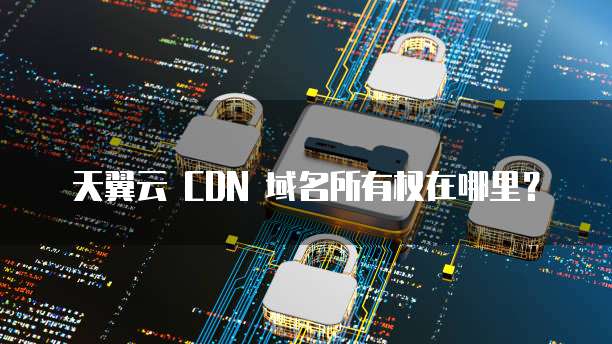 天翼云 CDN 域名所有权在哪里?