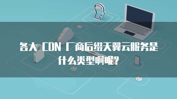 各大 CDN 厂商后缀天翼云服务是什么类型啊呢?