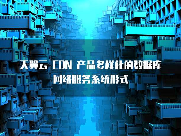 天翼云 CDN 产品多样化的数据库网络服务系统形式