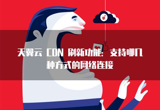 天翼云 CDN 刷新功能:支持哪几种方式的网络连接