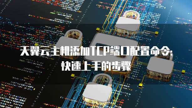 天翼云主机添加TCP端口配置命令:快速上手的步骤