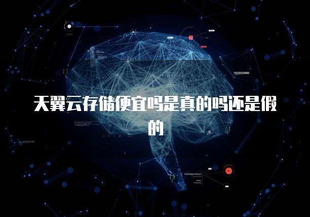 天翼云存储便宜吗是真的吗还是假的