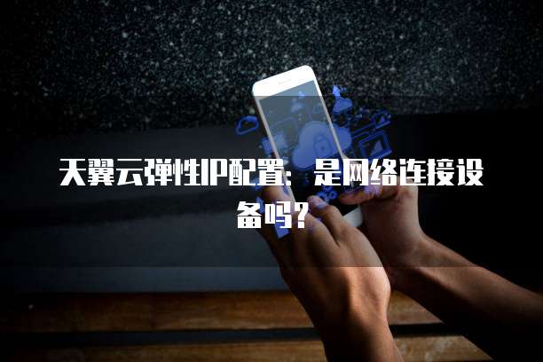 天翼云弹性IP配置:是网络连接设备吗?