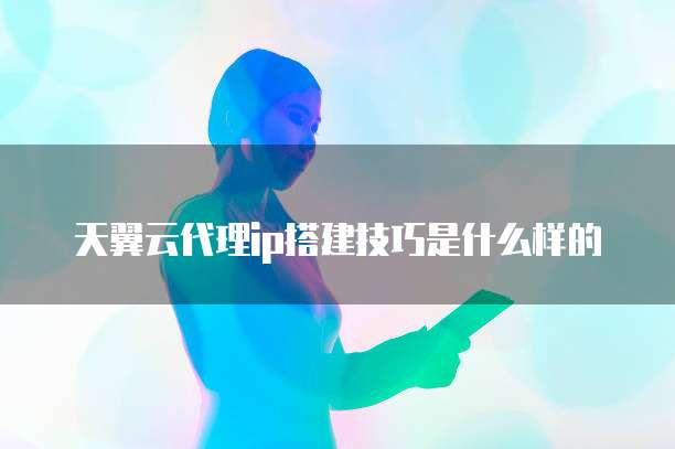 天翼云代理ip搭建技巧是什么样的