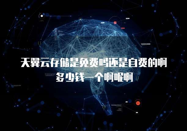 天翼云存储是免费吗还是自费的啊多少钱一个啊呢啊