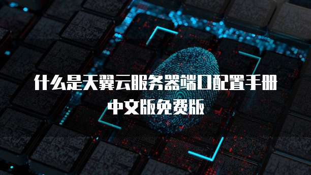 什么是天翼云服务器端口配置手册中文版免费版