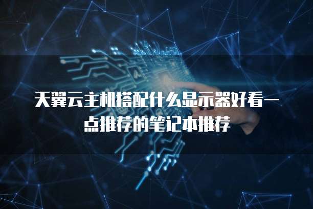 天翼云主机搭配什么显示器好看一点推荐的笔记本推荐