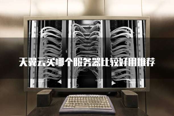 天翼云买哪个服务器比较好用推荐