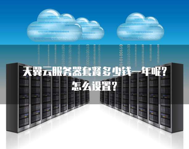 天翼云服务器套餐多少钱一年呢?怎么设置?