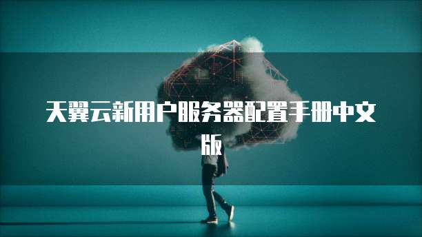 天翼云新用户服务器配置手册中文版