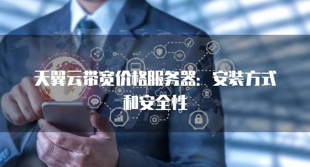 天翼云带宽价格服务器:安装方式和安全性