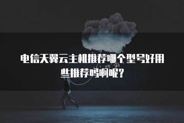 电信天翼云主机推荐哪个型号好用些推荐吗啊呢？