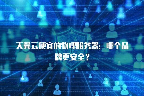 天翼云便宜的物理服务器：哪个品牌更安全？