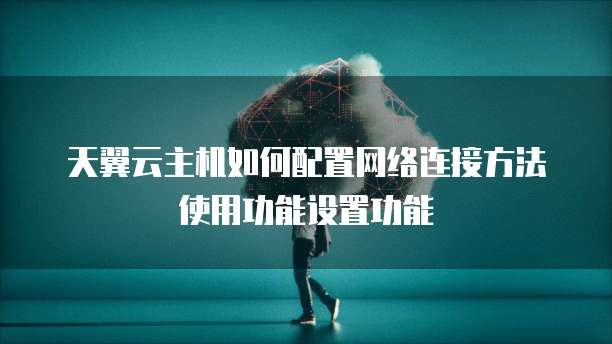 天翼云主机如何配置网络连接方法使用功能设置功能