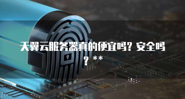 天翼云服务器真的便宜吗?安全吗?**