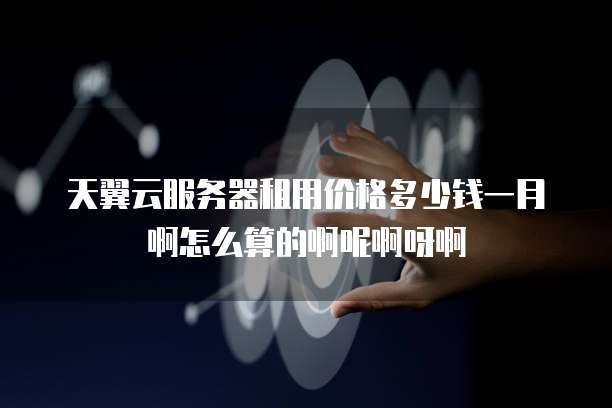 天翼云服务器租用价格多少钱一月啊怎么算的啊呢啊呀啊