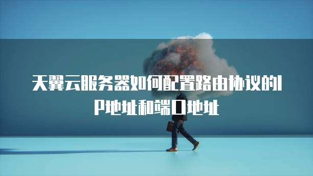 天翼云服务器如何配置路由协议的IP地址和端口地址