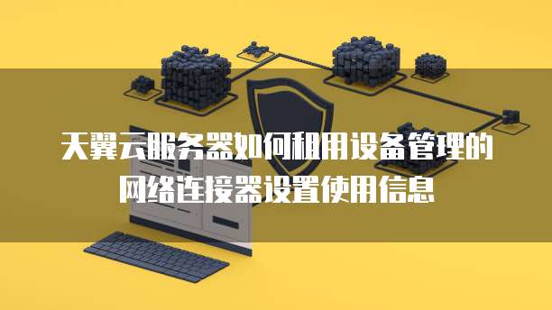 天翼云服务器如何租用设备管理的网络连接器设置使用信息