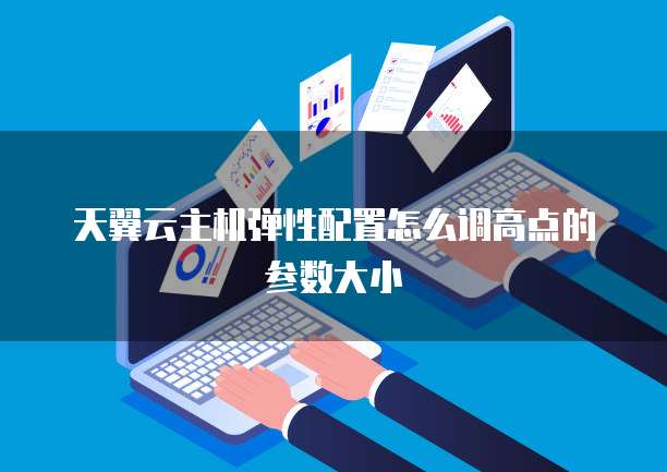 天翼云主机弹性配置怎么调高点的参数大小