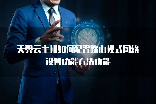 天翼云主机如何配置路由模式网络设置功能方法功能