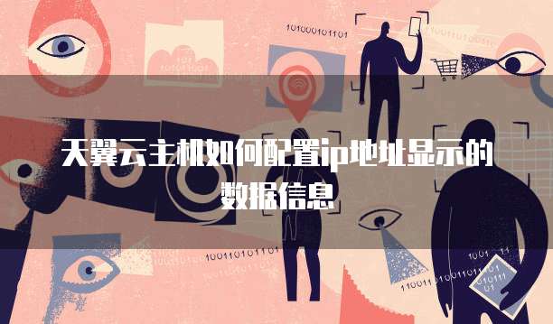 天翼云主机如何配置ip地址显示的数据信息