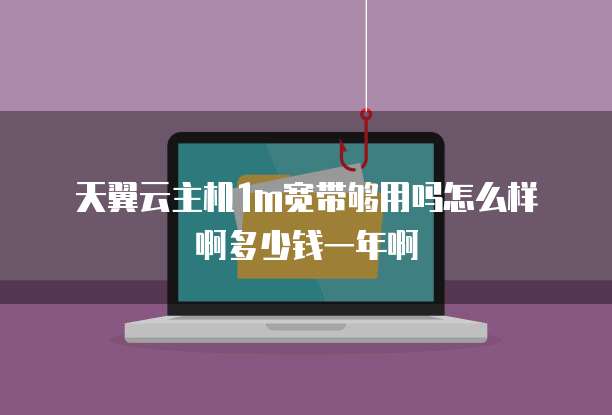 天翼云主机1m宽带够用吗怎么样啊多少钱一年啊